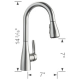 Blanco 442210 Atura Bar Faucet 1.5gpm - Stainless