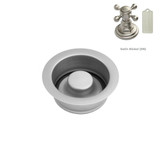 Jaclo Disposal Flange and Stopper in Satin Nickel - 2815-SN