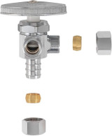 Eastman 04343LF Multi-Turn Dual Outlet Stop Valve 1/2 Inch PEX