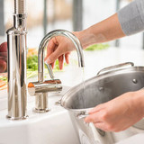 InSinkErator Indulge F-HC3300 Modern Instant Hot and Cold Faucet in Polished Nickel - 44239E-ISE