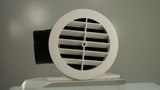 Panasonic EZ Soffit Vent Soffit Termination System. For Ventfans up to 110 CFM Using 4 inch Ducting in White - EZSV14