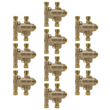Watts LFUSG-B M3 3/8 inch Under Sink Guardian Lead Free Thermostatic Mixing Valve in Bronze - 10 Pack