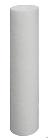Sterling Water Treatment PB Series 2.5 inch by 10 inch Poly-Bonded Sediment Cartridge, 5 Micron Rating - Case of 24 - PB1005-24 Sterling Water Treatment PB Series 2.5 inch by 10 inch Poly-Bonded Sediment Cartridge, 5 Micron Rating - Case of 24 - PB1005-24