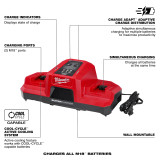 Milwaukee M18 Dual Bay Simultaneous Super Charger - 48-59-1815