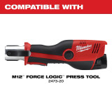 Milwaukee 1/2 - 2 inch IPS-P Pivoting Press Ring Kit for M12 FORCE LOGIC Press Tool - 49-16-2697X