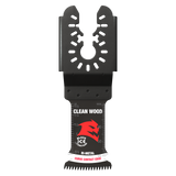 Diablo DOU125JBW10 1-1/4 in. Universal Fit Bi-Metal Oscillating Blade for Clean Wood - 2 Pack