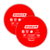 Diablo D12120N 12 in. x 120 Tooth Thin Aluminum Cutting Saw Blade - 2 Pack