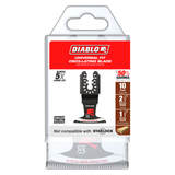 Diablo DOU250JBW10 2-1/2 in. Universal Fit Bi-Metal Oscillating Blade for Clean Wood (10-Pack) - 5 Pack