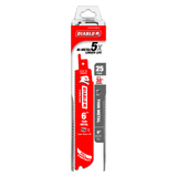 Diablo DS0620BF25 6 in. Bi-Metal Recip Blade for Thin Metal (Less than 1/8 in.) (25-Pack) - 10 Pack