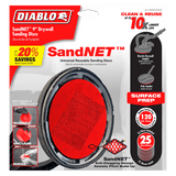 Diablo DND090120H25G 9 in. 120 Grit (Medium) Drywall SandNET Discs - 2 Packs of 25 (50 Total)
