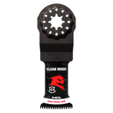 Diablo DOS125JBW10 1-1/4 in. Starlock Bi-Metal Oscillating Blades for Clean Wood - 10 Pack