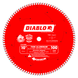 Diablo D10100N 10 in. x 100 Tooth Thin Aluminum Cutting Saw Blade - 5 Pack