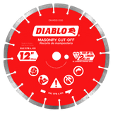 Diablo DMADS1200 12 in. Diamond Segmented Cut-Off Discs for Masonry - 10 Pack
