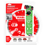 Diablo DMADS1200 12 in. Diamond Segmented Cut-Off Discs for Masonry - 10 Pack