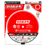 Diablo D1072CD 10 in. x 72 Tooth Composite Material/Plastics TrexBlade - 5 Pack