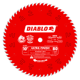 Diablo D1080X 10 in. x 80 Tooth Ultra Finish Saw Blade - 5 Pack