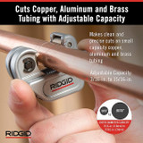 RIDGID 3/16 to 15/16 Close Quarters Tubing Cutter - 32985