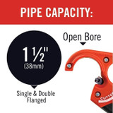 RIDGID PTEC 30000 Tubular Tailpiece Extension Cutter 1-1/4 inch - 41608