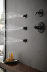 Brizo SH84100-BL Hydrachoice H2Okinetic Soothing Spray Head: Matte Black