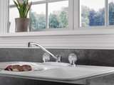 Peerless P220LF Core: Two Handle Kitchen Faucet Without Sidespray: Chrome