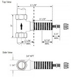 Rohl 3/4" Volume Control Rough-In Valve - R1040R