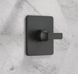 Delta Velum Monitor Series Valve Only Trim in Matte Black - T14037-BL