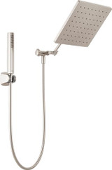 Delta Universal Showering Components Inch Raincan Shower Head & Hand Held Combo With Adjustable Extension Arm in Spotshield Brushed Nickel - 75527-SN