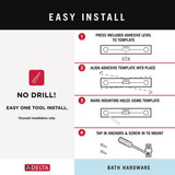 Delta Tetra Towel Bar in Chrome - 78908