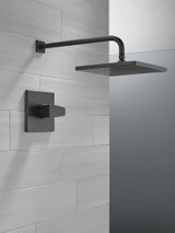 Delta Modern Monitor Series Shower Trim in Matte Black - T14268-BL-PP