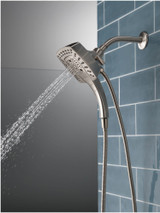 Delta Universal Showering Components H2Okinetic In2Itionsetting Two-In-One Shower in Chrome - 58474