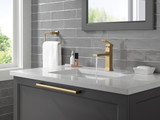 Delta Velum Single Handle Bathroom Faucet in Champagne Bronze - 537-CZMPU-DST