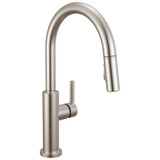 Delta Nicoli Single Handle Pull-Down Kitchen Faucet in Stainless - 19867LF-SS