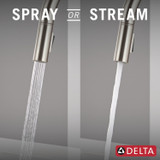 Delta Nicoli Single Handle Pull-Down Kitchen Faucet in Stainless - 19867LF-SS