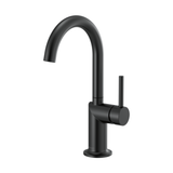 Brizo Odin Bar Faucet With Arc Spout - Less Handle in Matte Black - 61075LF-BLLHP