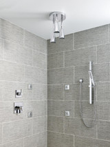 Delta Universal Showering Components Square Wall Elbow For Hand Shower in Chrome - 50570