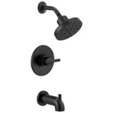 Delta Nicoli Monitor Series H2Okinetic Tub And Shower in Matte Black - 144749-BL
