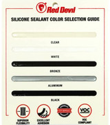 Whitlam RD PRO Industrial Grade 100% RTV Silicone - 1 Tube in Black - 08166I