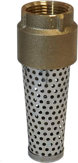 Merrill 710 Series 1 in. Brass Foot Valve - FVNL100