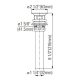 Graff G-9961-OB Drain Grid with Overflow for Lavatory Sink: Olive Bronze Finish