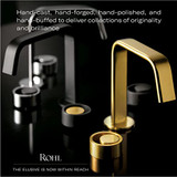 Rohl Tenerife Widespread Lavatory Faucet With C-Spout in Polished Nickel - TE08D3LMPN
