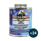 Whitlam TALON Medium Bodied Low VOC PVC Cement - 1/2 Pint - WET8 - 24 pack