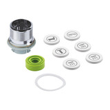 Grohe Repair Parts 48361000 SmartControl Button Replacement with Icon Caps in Grohe Chrome - 3 pack