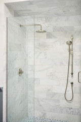 Rohl 8" Rain Showerhead in Unlacquered Brass - 1075/8ULB