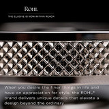 Rohl Allia 34" Fireclay Single Bowl Undermount Kitchen Sink in White - 6497-00