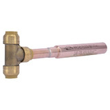 Sharkbite Max 1/2 in. Push-to-Connect Residential Water Hammer Arrestor Tee in Brass - 22630LF