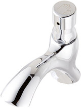 Commercial 87T104 87T: Single Hole Metering Slow-Close Bathroom Faucet: Chrome