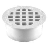 Oatey 2" PVC Snap-In Shower Drain in White - 43561 - 10 pack