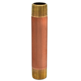 Legend Valve 1/2" x 2-1/2" No Lead Nipple in Red Brass - 311-063