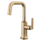 Brizo Kintsu Beverage Faucet with Square Spout in Lumicoat Luxe Gold - 61307LF-C-GL-L