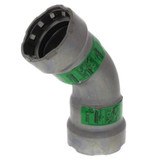 Viega MegaPress 3/4" Press 45-Degree Elbow in Carbon Steel, Zinc-Nickel Coating - 25235